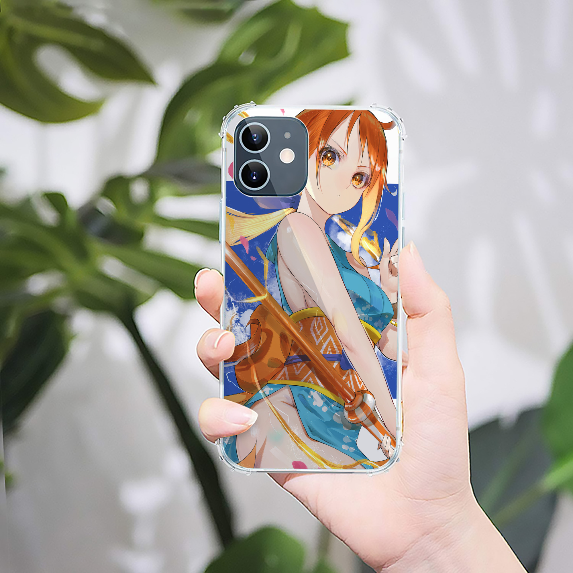 （画像用） ワンピース ONE PIECE 【iPhone 12シリーズ対応】透明スマホケース（クリアソフトケース）